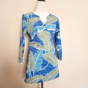 Tori Richard Hawaiian Print Tunic or Mini Dress - Size Small